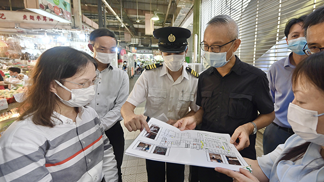 徐德義視察防治蟲鼠工作
