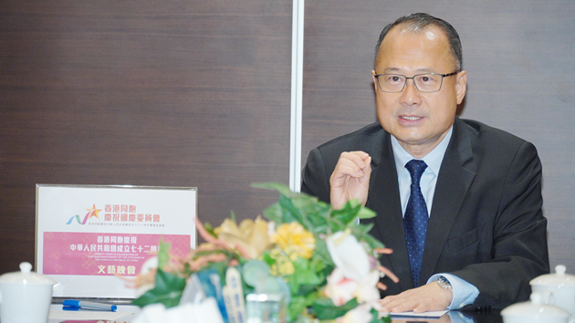 今年國慶晚會主題「愛國愛港 向前邁進」