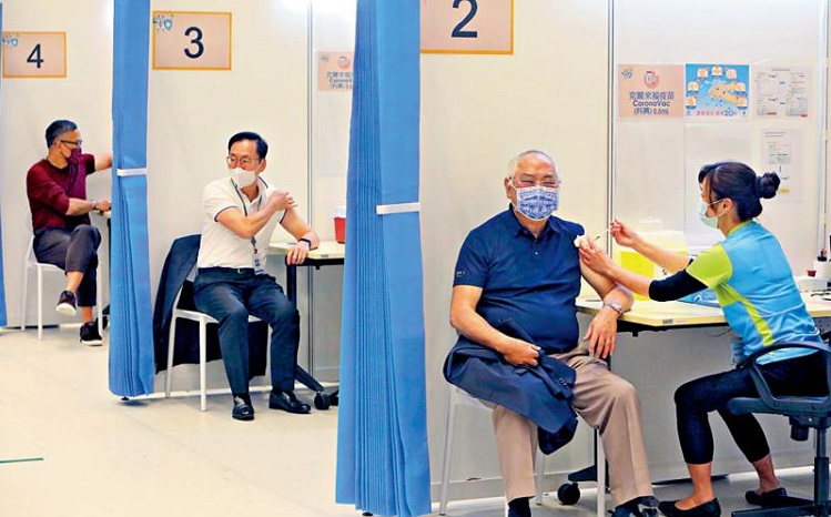 本港已接種新冠疫苗超過900萬劑 逾460萬人接種首劑