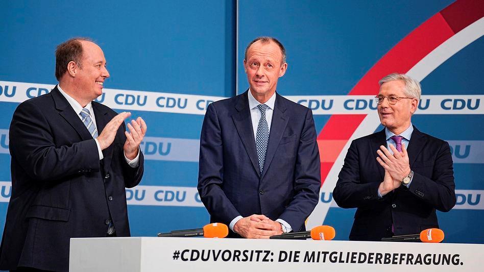 默茨當選德國基民盟新任黨主席