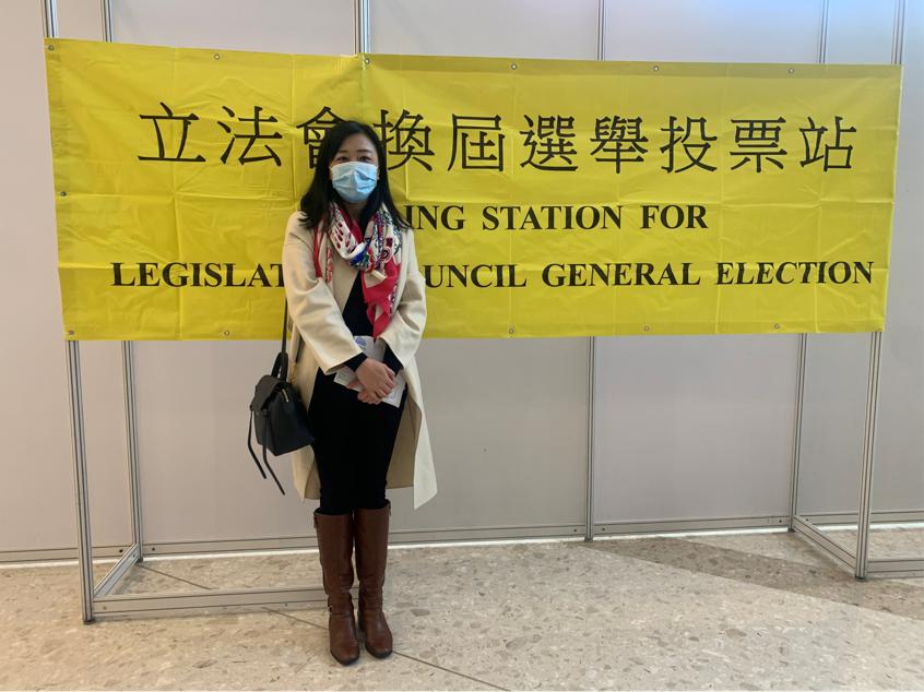 廖伊曼：立法會選舉順利結束 落實「愛國者治港原則」