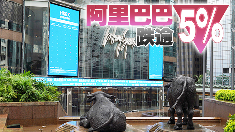 恒生指數半日跌186點 個股普跌滙豐跌近3%