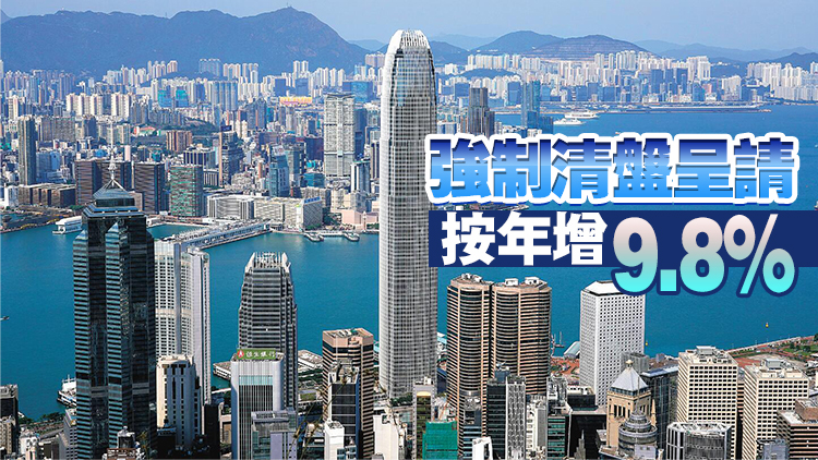 本港去年破產申請宗數7197宗 按年減少17.2%