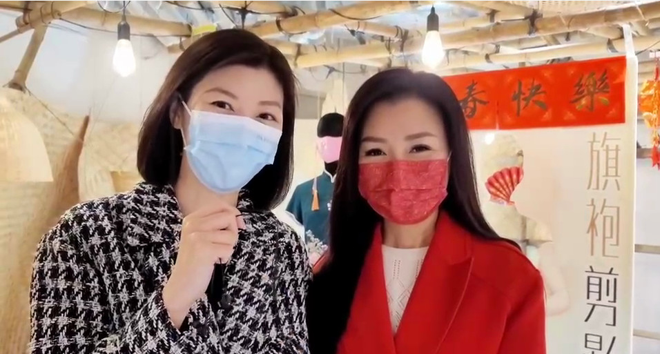 有片丨港島婦聯上街派發福袋 為本港抗疫及北京冬奧打氣