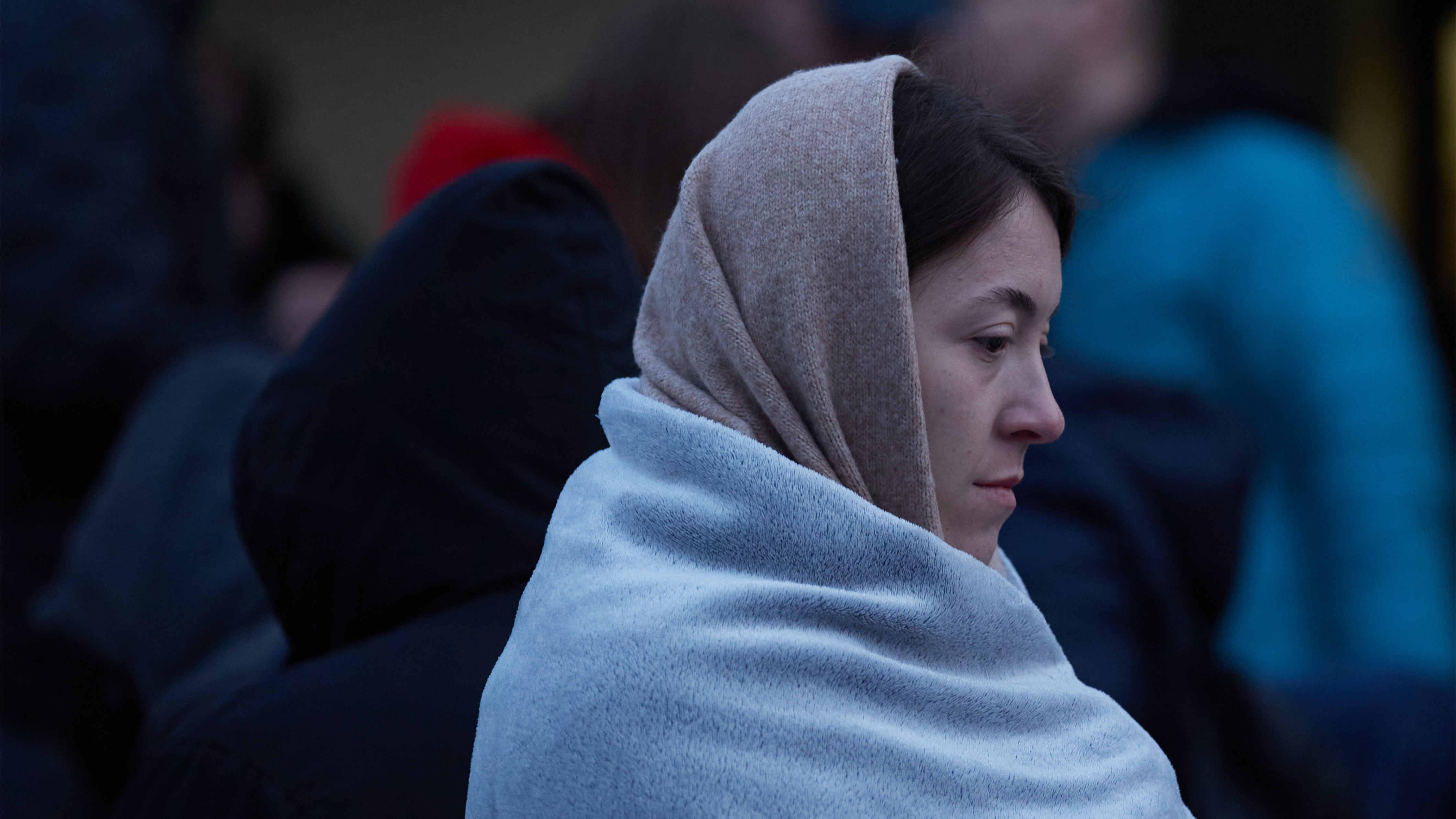 圖集｜數十萬烏克蘭人湧入鄰國 波烏邊境難民等待過境