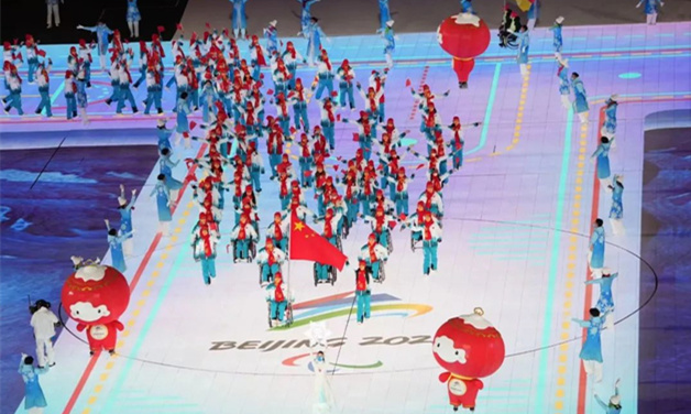 【側記】冬殘奧開幕式殘疾人演員手語「唱」國歌：發自內心地感到自豪！