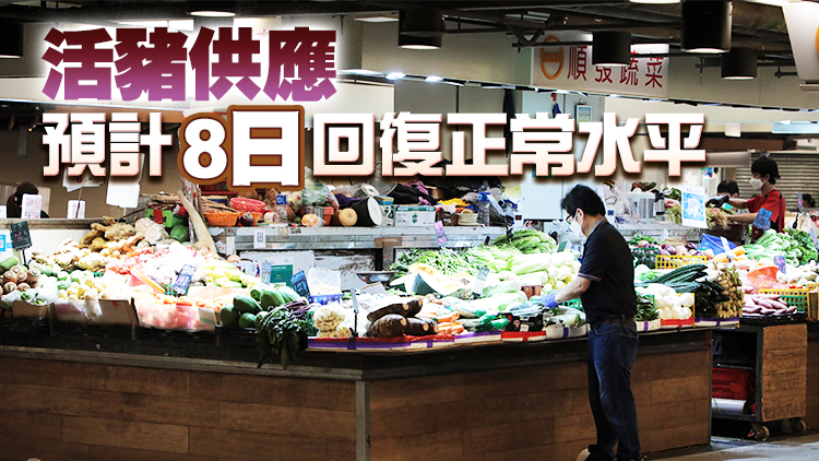 6日內地供港蔬菜2200公噸 冰鮮豬肉家禽貨量分別116公噸及14萬隻