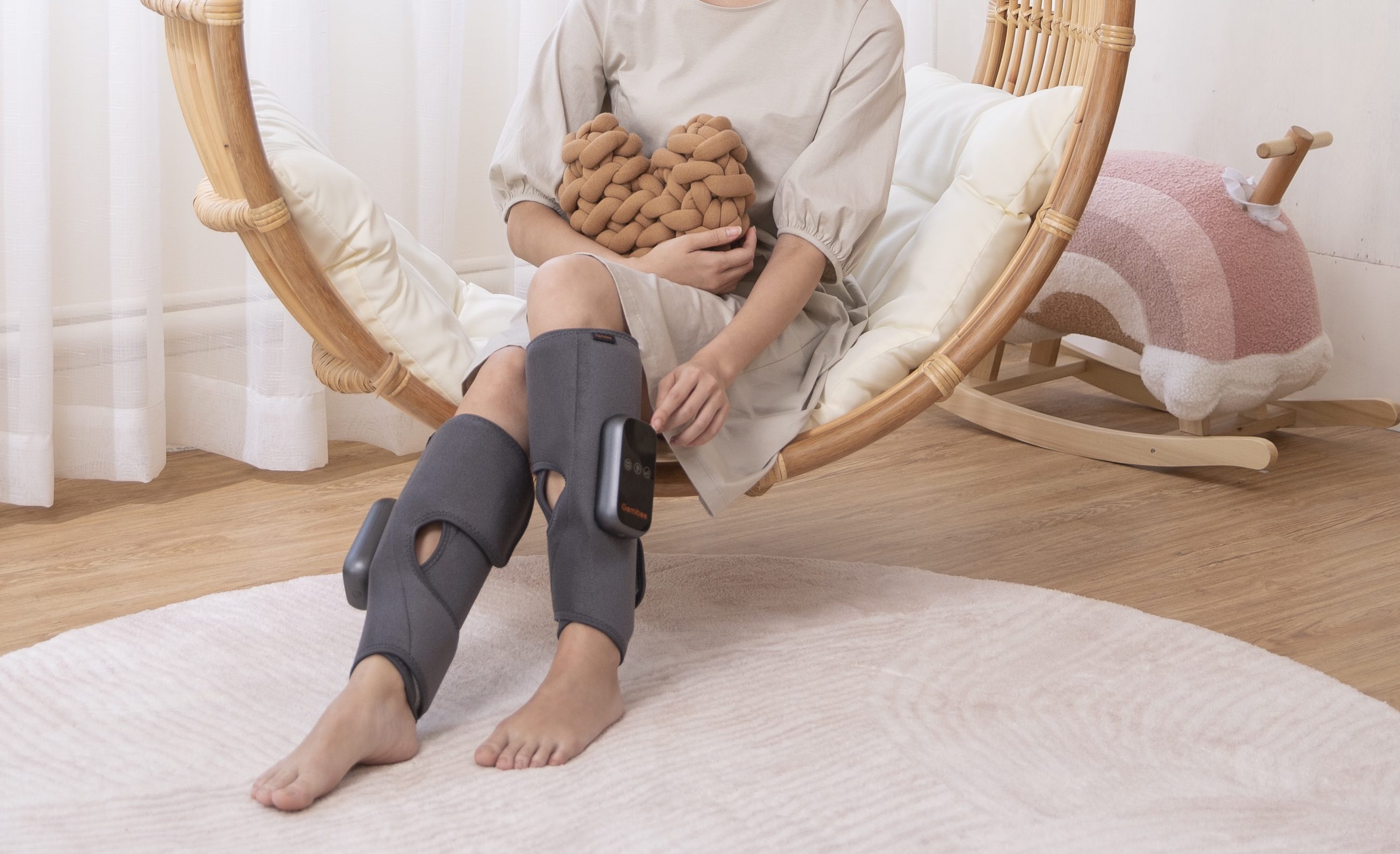 【家電】無線氣囊紓緩器 隨時解除小腿疲勞