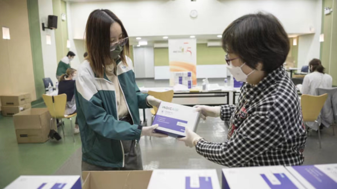 相達生物與社聯合作提供120萬套快速測試包