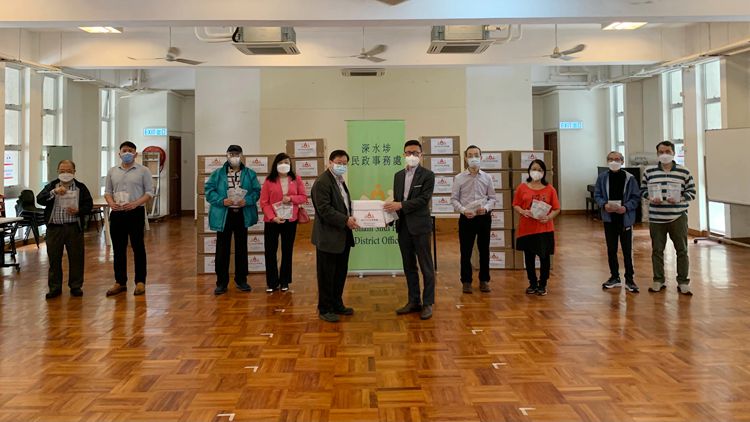 深水埗元朗及北區污水樣本檢測陽性 民政事務處派8.2萬個快測包