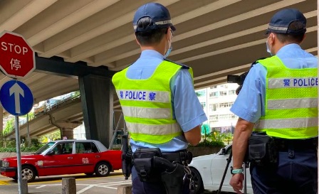 警方打擊交通違例發247張告票