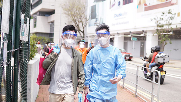 香港廣州社團總會、廣州青年總會及李梓敬舉辦新鮮蔬果防疫物資支援活動