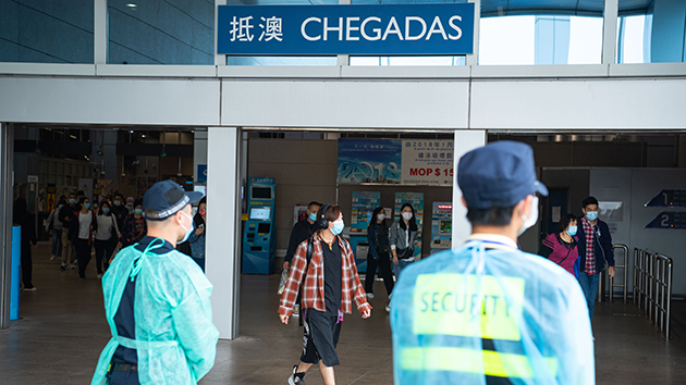 澳門：3月28日起自內地以外地區入境者實施14+7