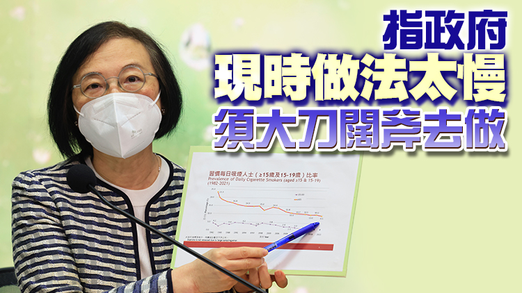 陳肇始：正研究用較大規模方式及在較多人地區實施禁煙