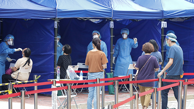 沙田愉翠苑愉欣閣完成強檢 發現1宗陽性及1宗不確定個案