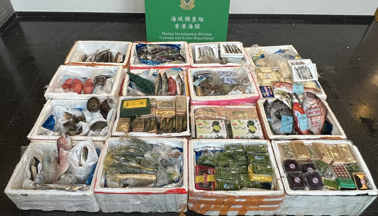 海關破快艇走私案 檢約54萬元高價食材