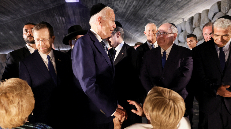 拜登抵達以色列 開始其任內對中東地區首訪