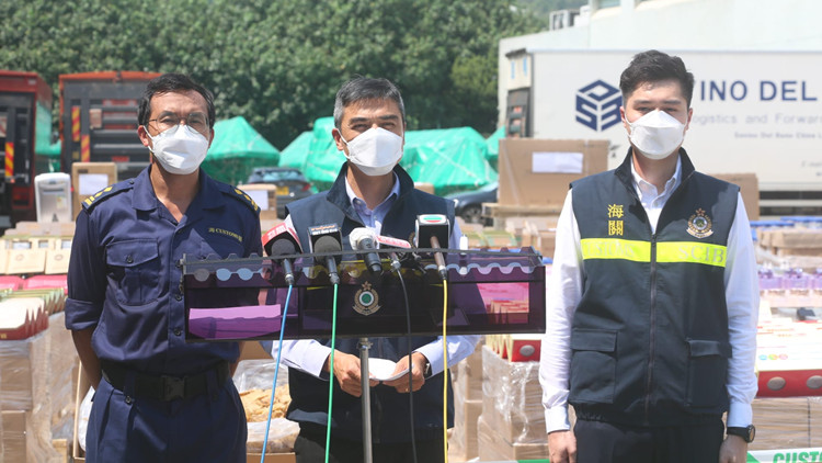 海關截獲一艘走私內河船 緝獲4300萬元貨物