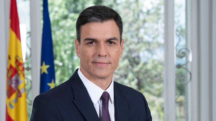 西班牙首相桑切斯新冠病毒檢測結果呈陽性