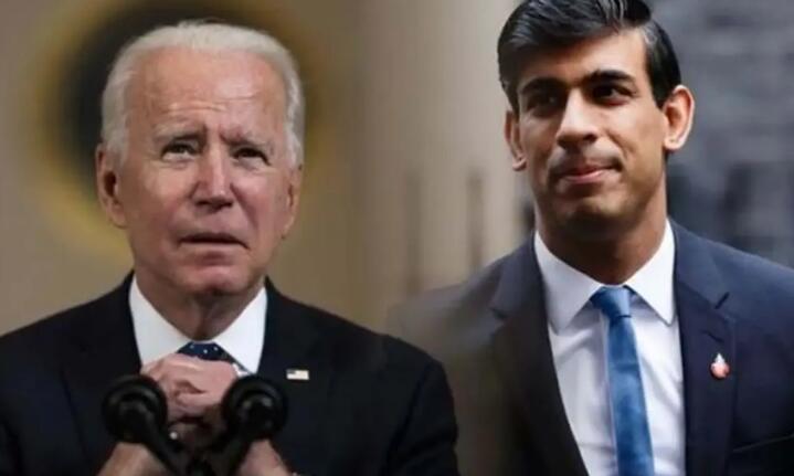 美國總統拜登與英國首相辛偉誠會晤 討論了這些問題