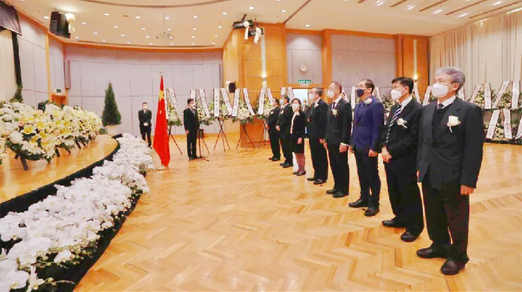 香港八大高校校長及青年學生等各界人士悼念江澤民同志