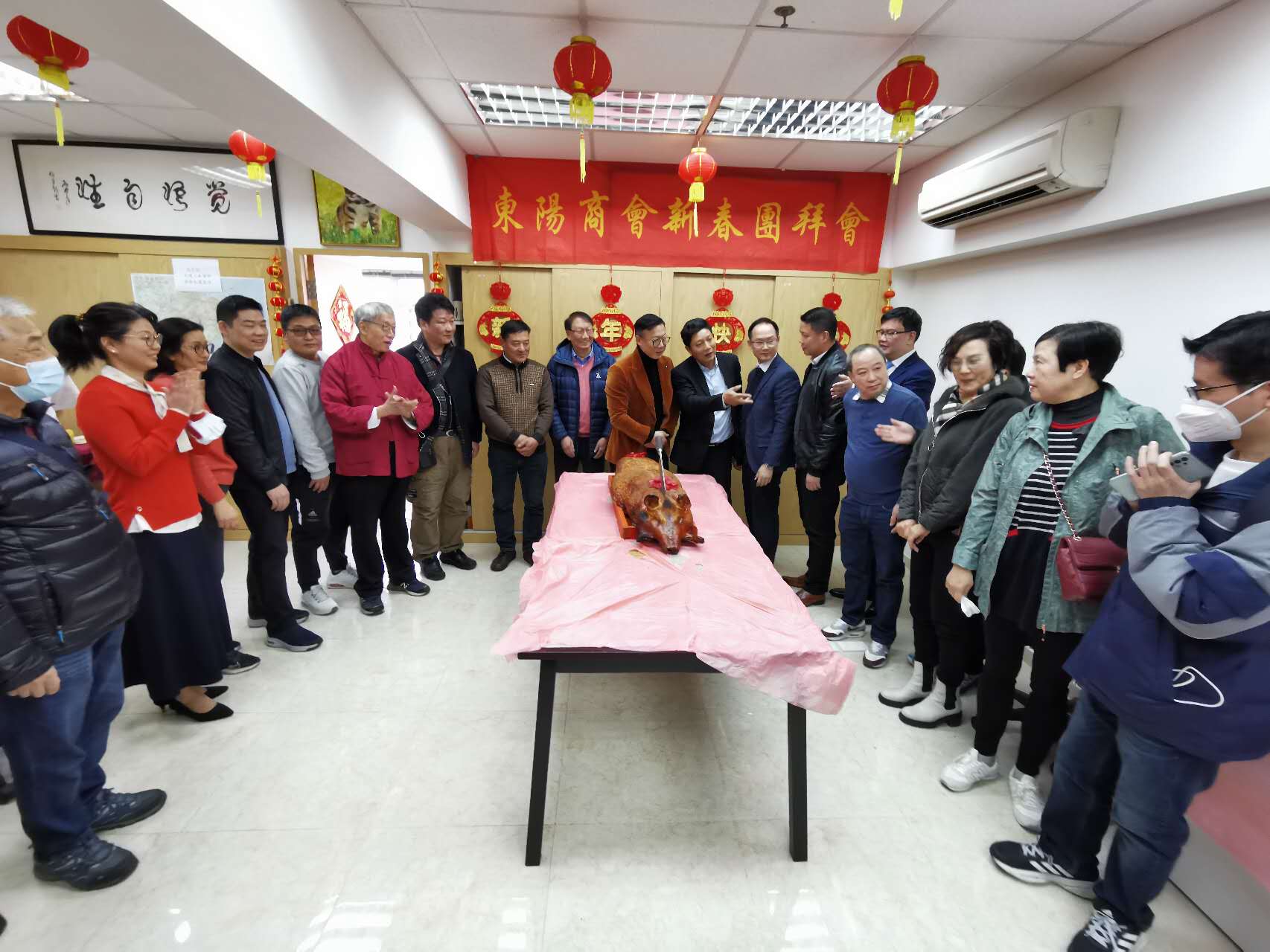 浙江東陽商會團拜樂融融