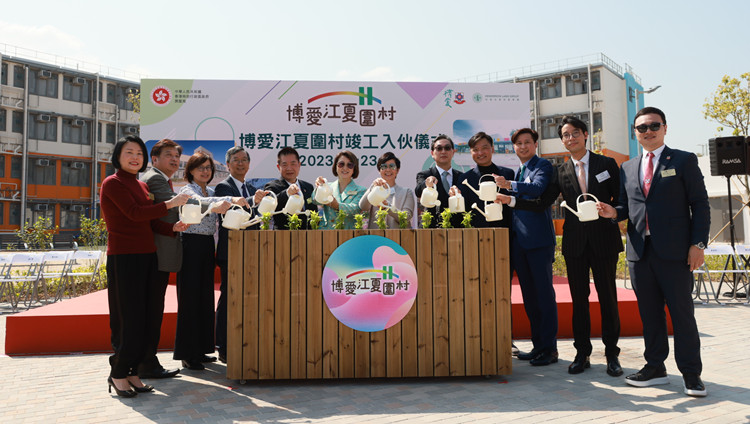 全港最大規模 過渡性房屋博愛江夏圍村竣工入伙