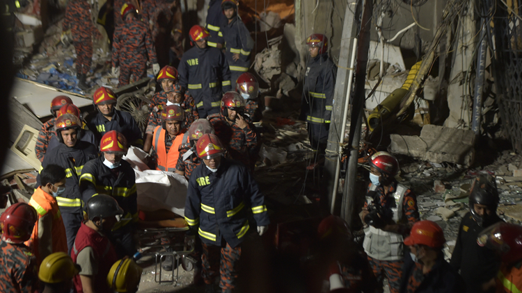 孟加拉國首都一商業區辦公樓發生爆炸 致17人死逾百人傷