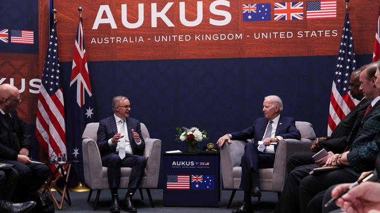 美英澳宣布核潛艇合作計劃  多國表示反對