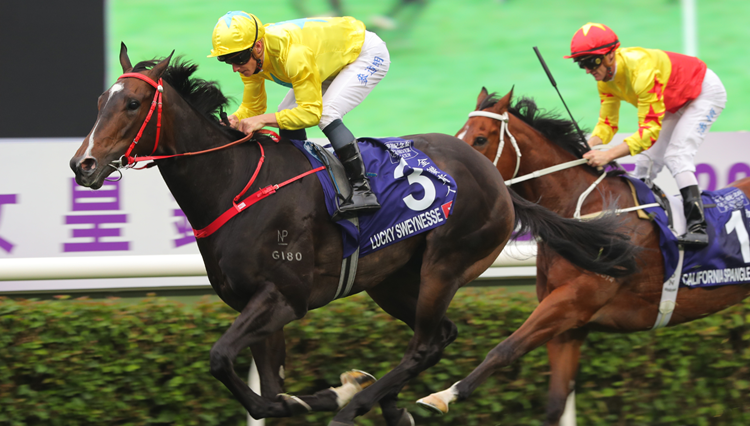 有片丨擊敗加州星球捧女皇銀禧紀念盃 金鑽貴人劍指主席短途獎