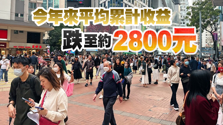 5月以來強積金成員人均虧損4700元 連蝕三個月