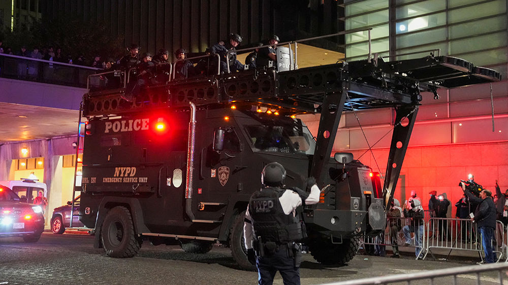 紐約警方進入哥倫比亞大學清場 市長稱必須採取行動阻事態惡化
