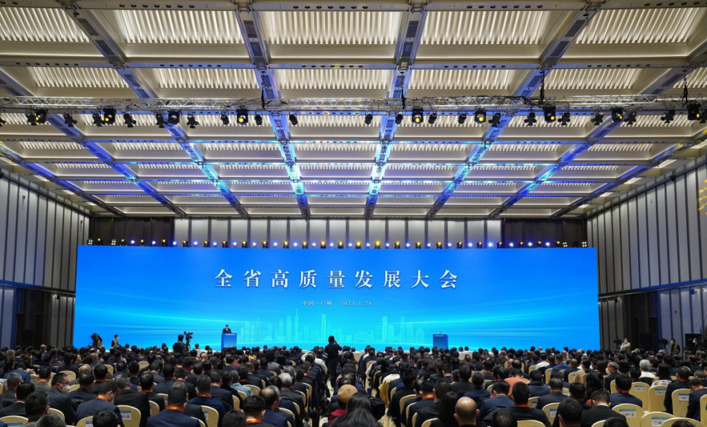 全省高質量發展大會昨日召開。
