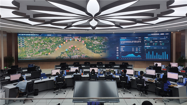 1631365440464844.jpg 崇川區區域治理現代化指揮中心大廳.jpg