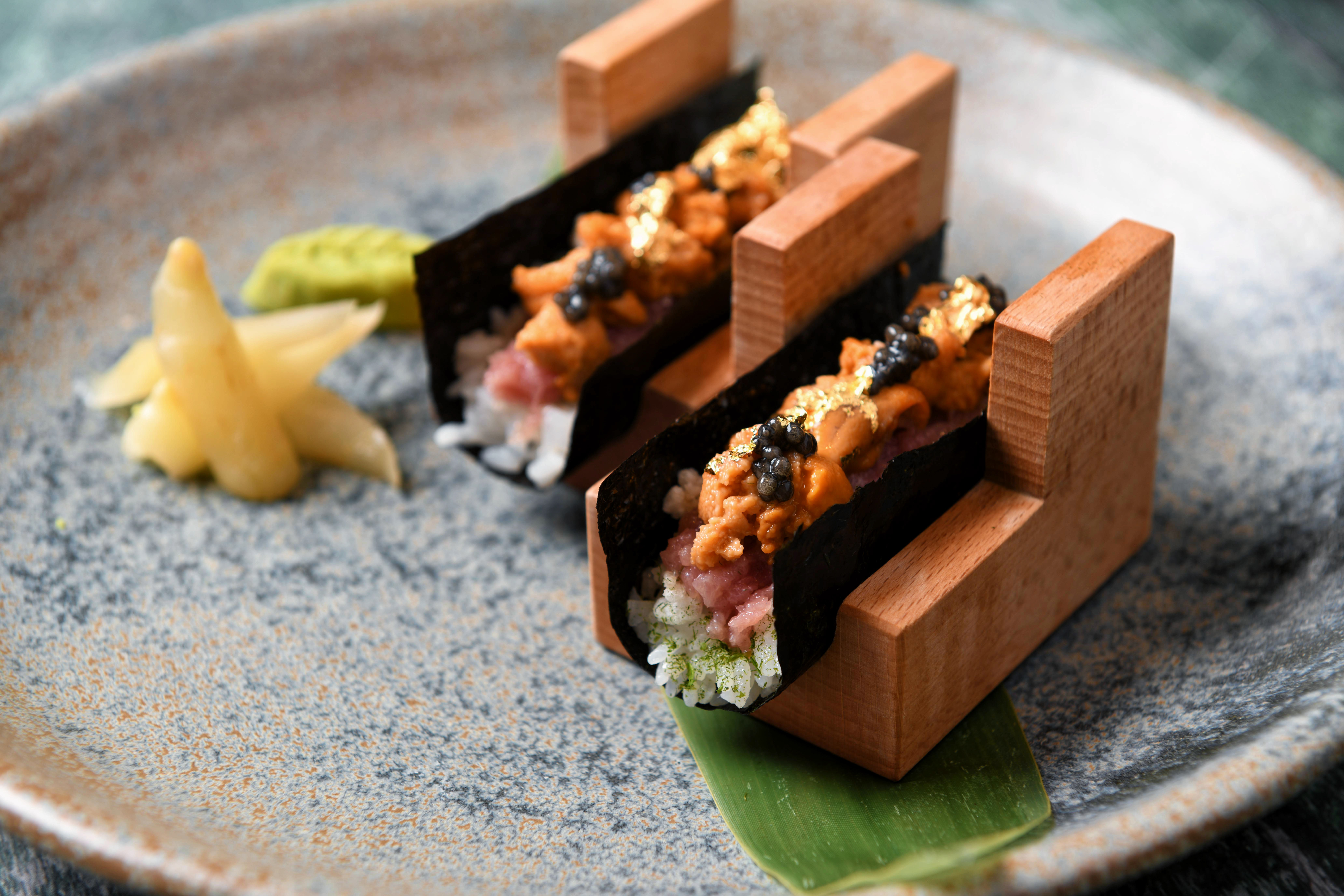 The Hari - Zoku -Temaki (Toro, Uni, Caviar, Puff Rice, Chives).jpg
