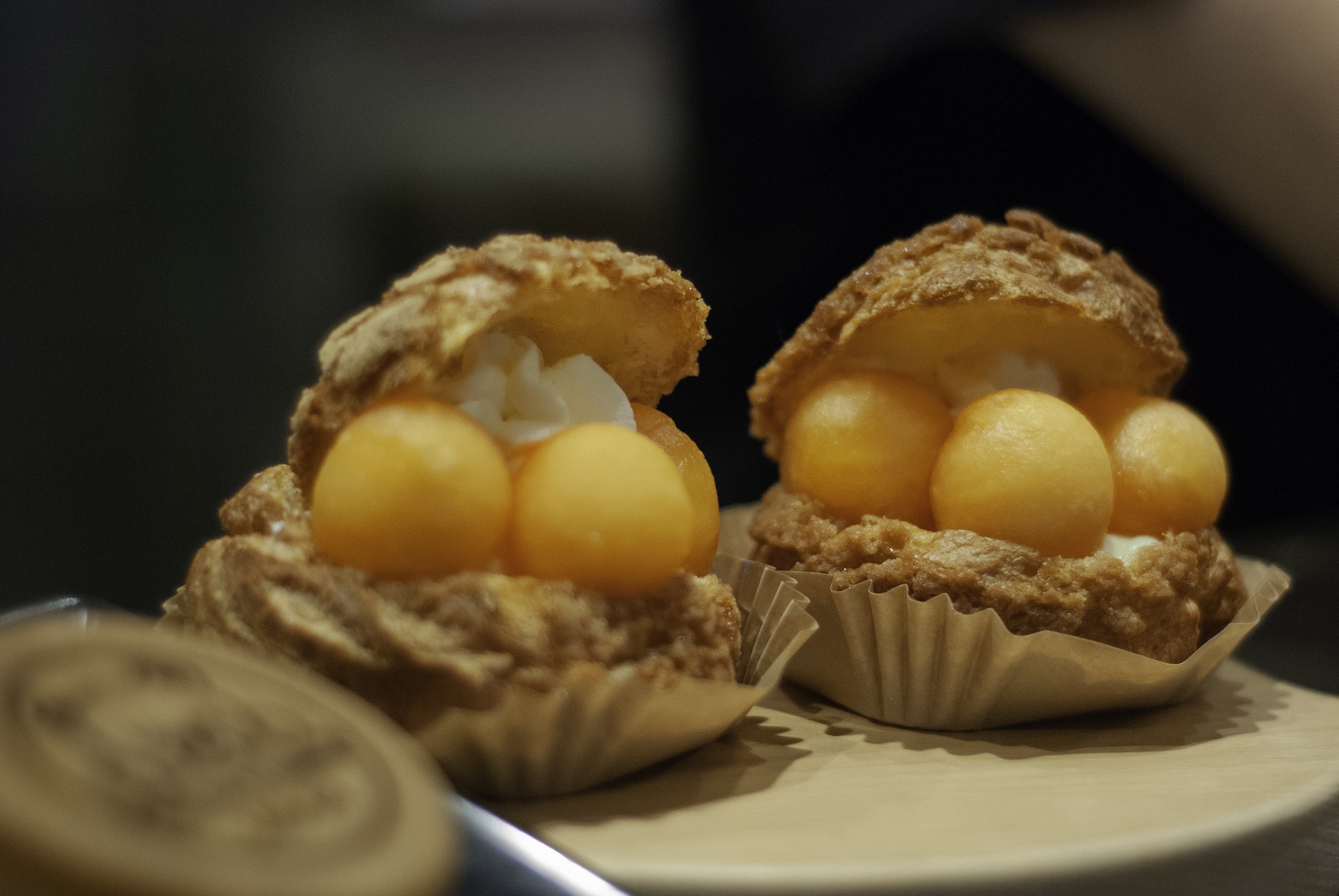 頂級靜岡皇冠蜜瓜忌廉泡芙 售價：$35.jpg