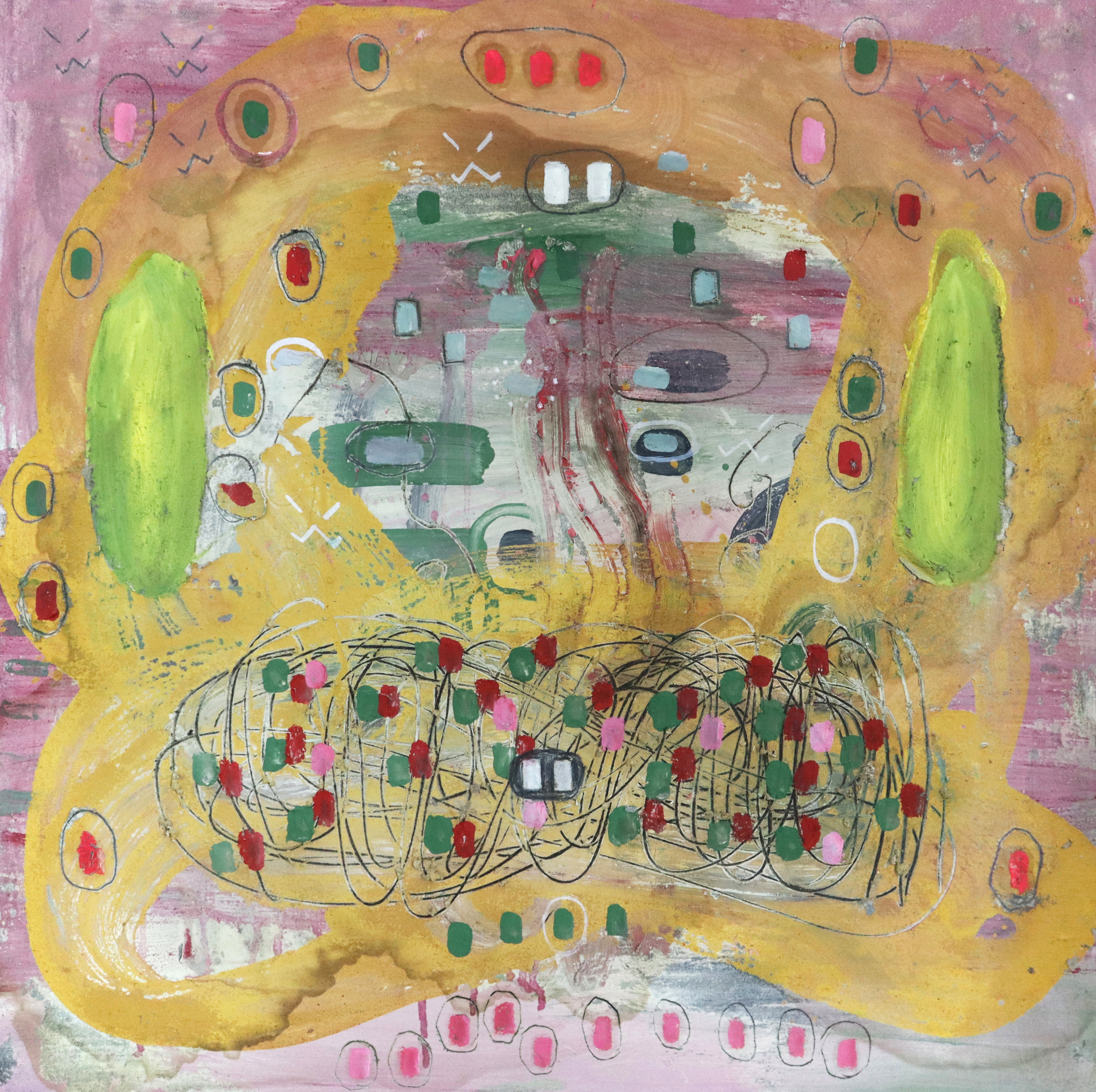 語意構造-1 Semantic Construction-1, Mixed media on canvas, 2022.jpg