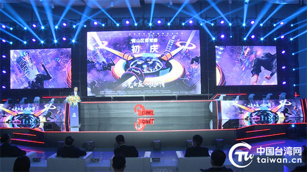 深圳市南山區委常委初慶在開幕式上發表致辭(中國台灣網供圖).jpg