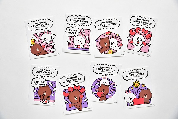 06_《LINE FRIENDS LOVEY DOVEY – POWERED BY FTLife 富通保險》活動限定版貼紙(款式隨機,一共八款).jpg