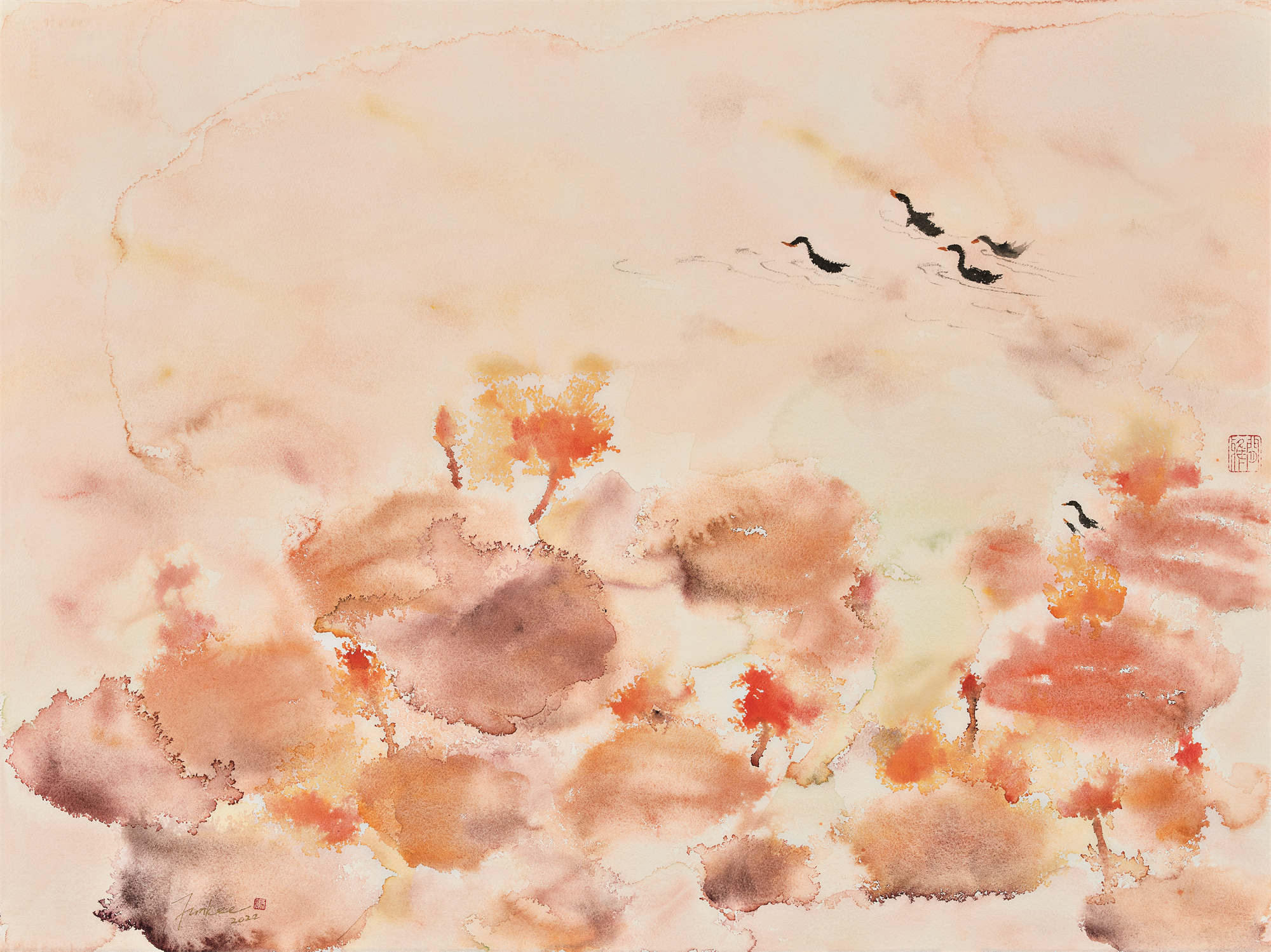 蕭芬琪《彼澤有荷》 56cm×76cm 2022年作.jpg