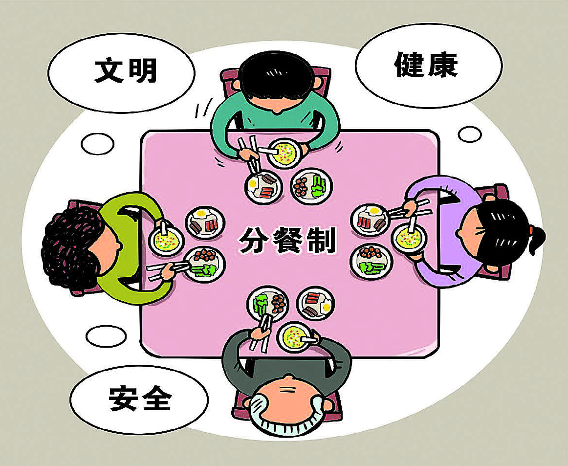 分餐新制 舌尖抗疫  一人一份 公勺公筷