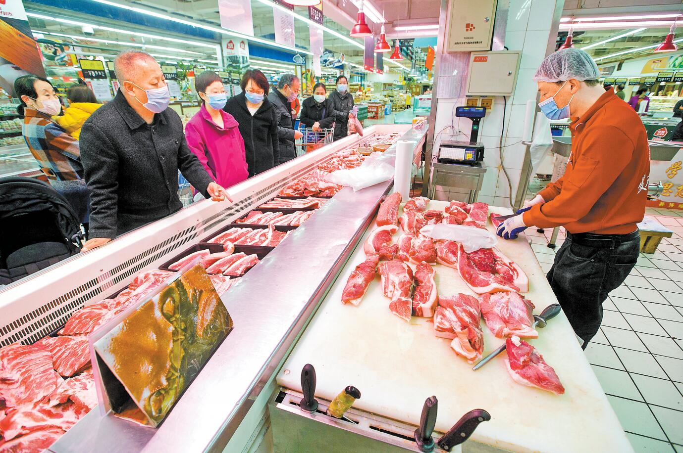 內地豬肉價格同比上漲116.4% CPI 重回「4 時代」