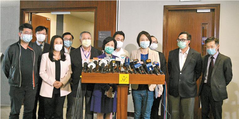 42名建制派議員聯署譴責 反對派縱暴毒害港青