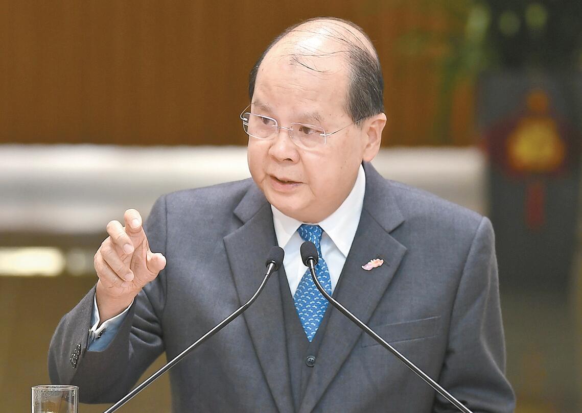 張建宗指監警會報告遭抹黑 立心不良者蓄謀打擊警隊