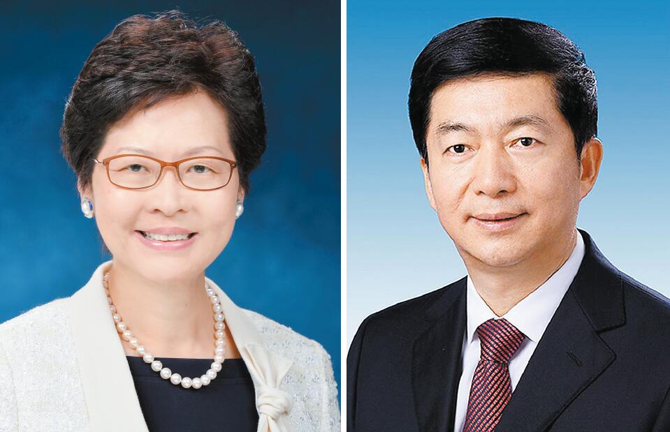 港區國安委成立 林鄭任主席 駱惠寧任顧問