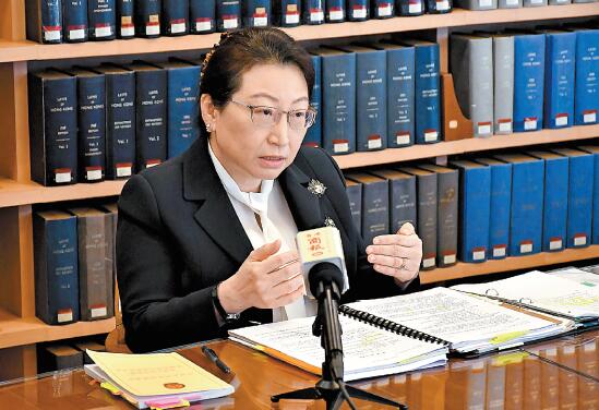 律政司司長鄭若驊接受本報專訪 國安法助回歸一國兩制初心