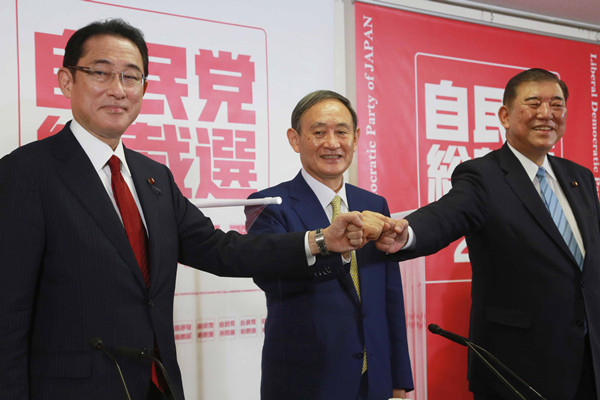 日本下周一選出新首相 3人角逐自民黨總裁