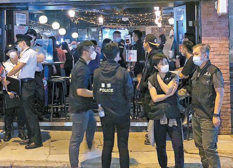 萬聖節警巡多區酒吧票控54人