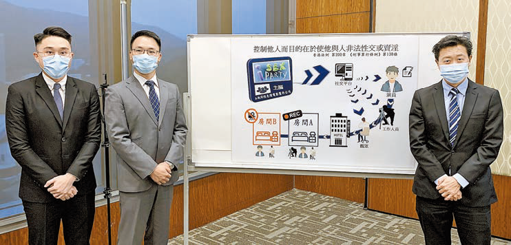 警破男同性色情影片誘騙團夥