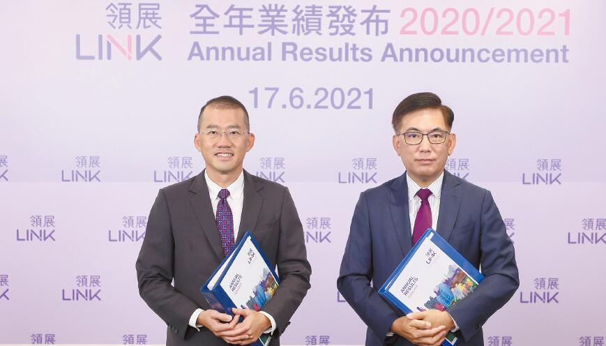 領展物業出租率96.8%